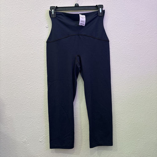 SPANX,LEGGINGS ,NAVY,LARGE