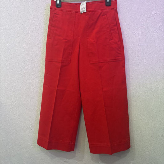 SPANX,WIDELEG CROP PANT ,RED ,S