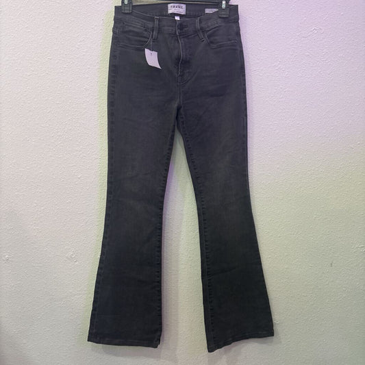 FRAME,DENIM FLARE,BLK ,28