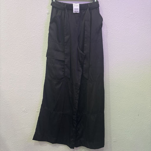 HUTCH,SILK CARGO PANT ,BLK ,XSP