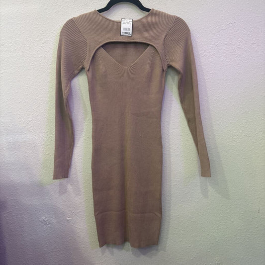 MARBLE,NWT RIBBED DRESS ,TAN ,S