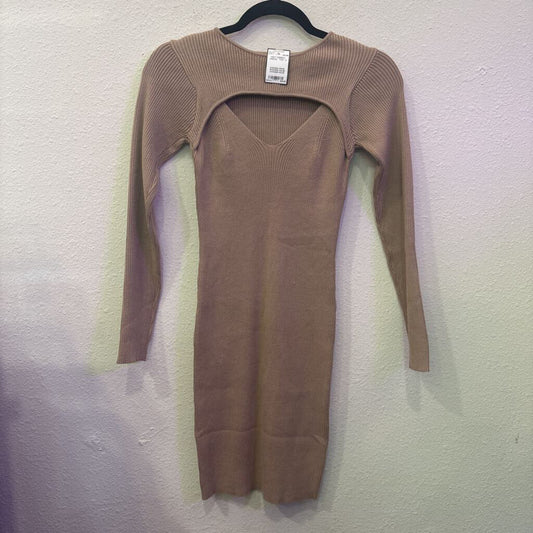MARBLE,NWT RIBBED DRESS ,TAN ,S