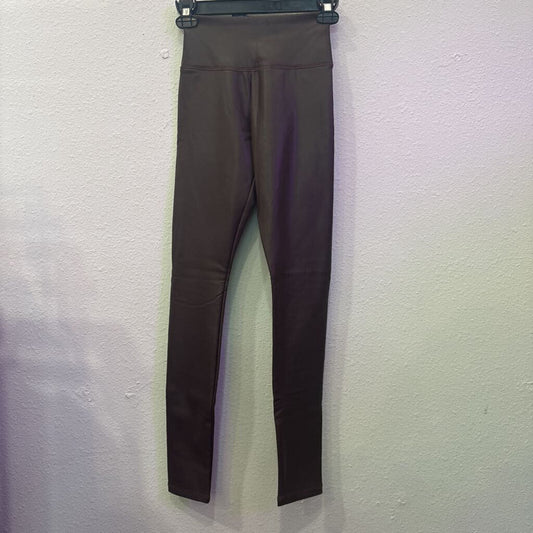 HOLLISTER,NWT FAUX LEGGING,BRN ,XXS