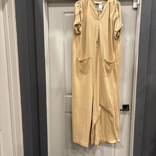 FREE PEOPLE BEACH,ROMPER,GOLD,S