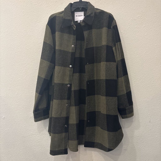 BB DAKOTA,SHACKET JACKET,GRN BLK,XL