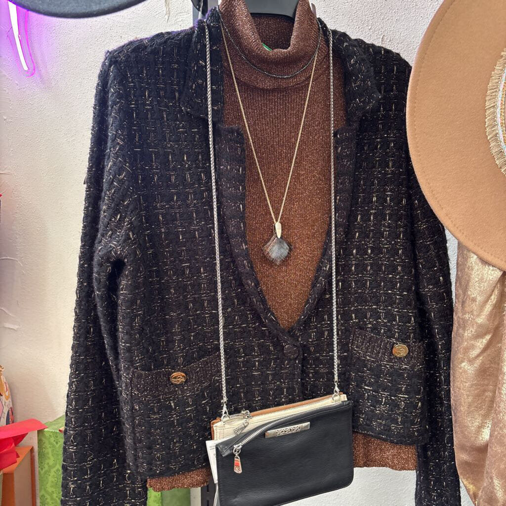 NYGARD,SHIMMER TOP,COPPER,XL