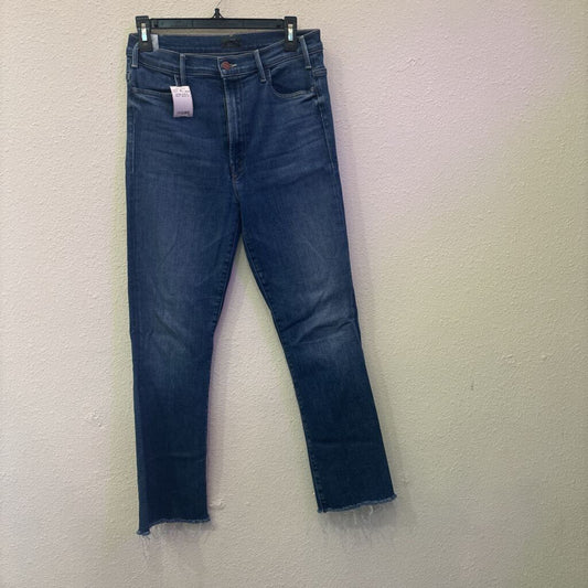 MOTHER,DENIM ANKLE FRAY ,BLUE,30