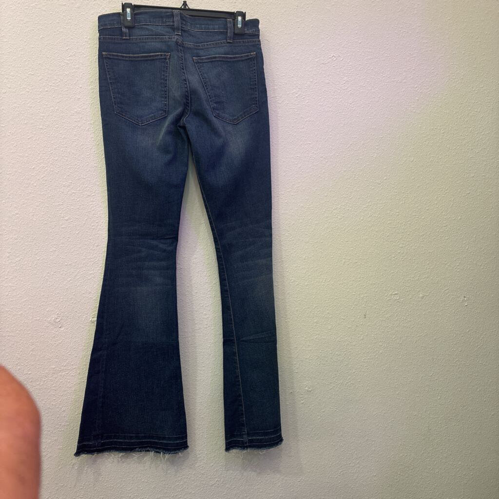 CURRENT ELLIOT,DENIM FLARE,BLUE,28