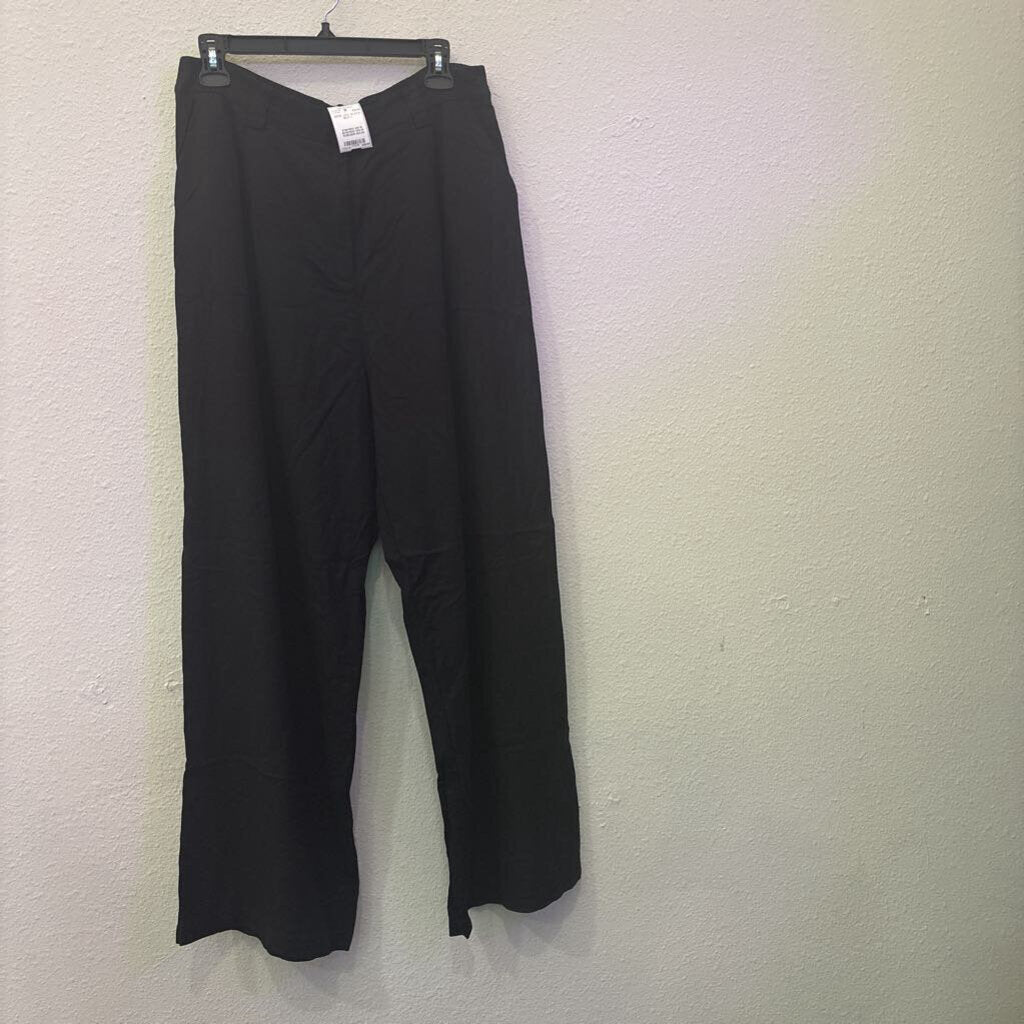 LIONESS,WIDE LEG SLACK,BLK,L