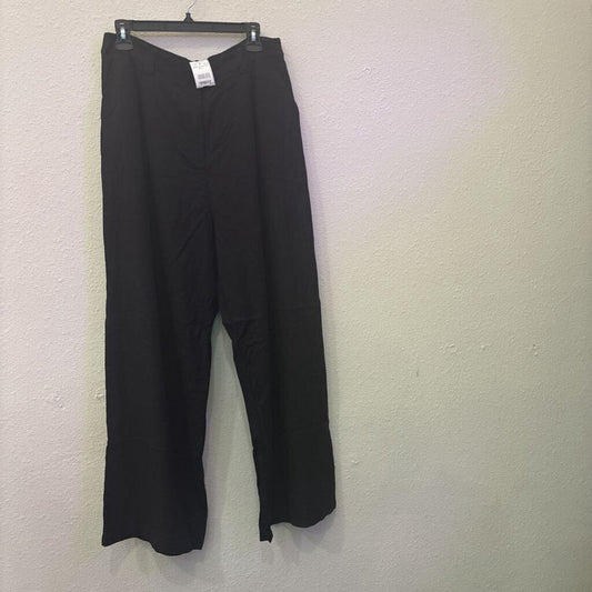 LIONESS,WIDE LEG SLACK,BLK,L