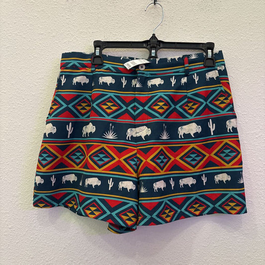 ROWDY CROWD,BUFFALO AZTEC SHORTS ,MULTI,XL