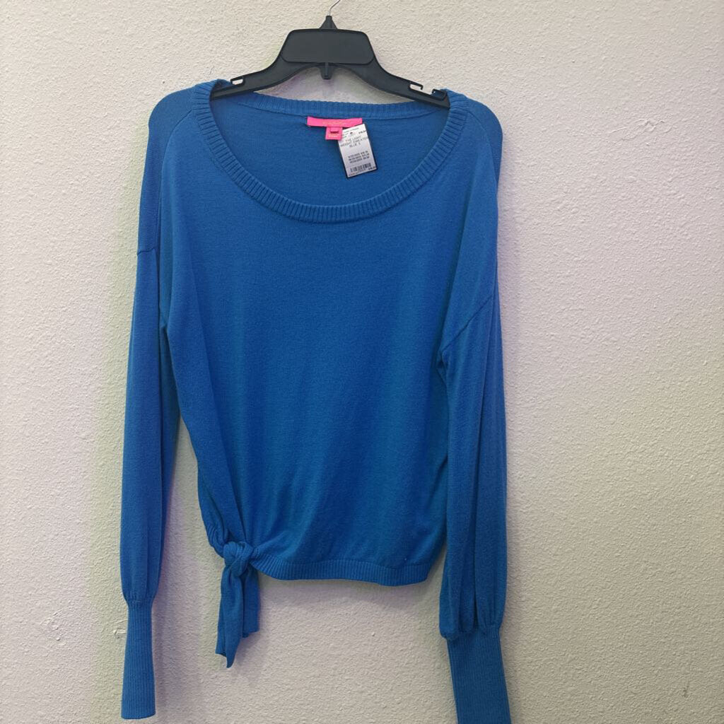 LILLY PULITZER,TYE LIGHT WEIGHT SWEATER ,BLUE,S
