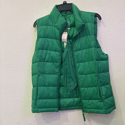 ULTRA LIGHT LOVE TREE,NWT PUFF VEST ,GREEN,L