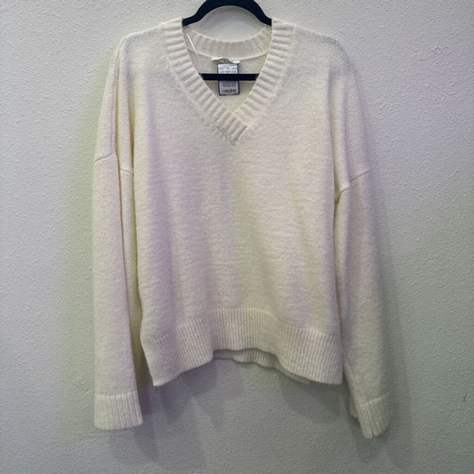 DOUBLE ZERO,KNIT WIDE SLVE SWEATER ,IVORY,L