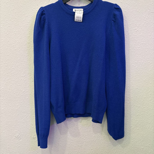 &MERCI,PUFF SHOULDER TOP ,BLUE,L