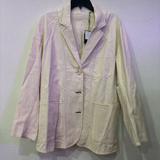 MOD REF,NWT BLAZER JACKET ,CREAM ,L