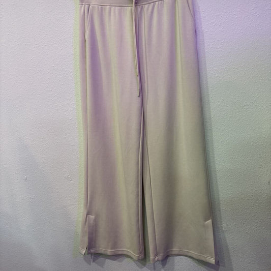 THREAD & SUPPLY,LOUNGE WIDELEG SWEAT PANTS,CREAM ,L
