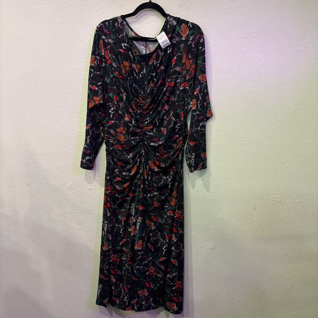 MM LAFLEUR,PATTERNED LONG MAXI DRESS ,MULTI,XL