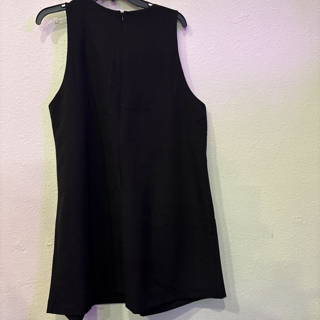 H&M,NWT SHEER DRESS ,BLK,XL