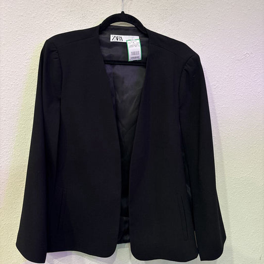 ZARA,CAPE BLAZER JACKET ,BLK ,XL