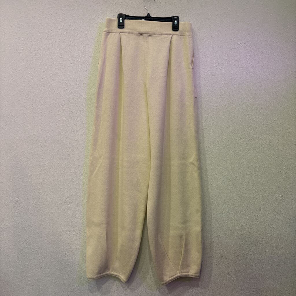 ENTRO,NWT KNIT JOGGER PANT ,CREAM ,L