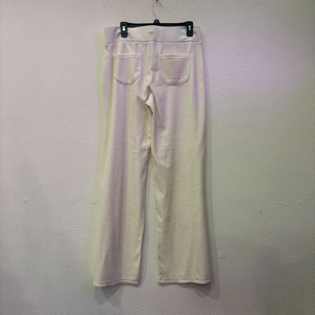 MICHAEL KORS,TOWEL FLOWY PANT ,WHT,XL