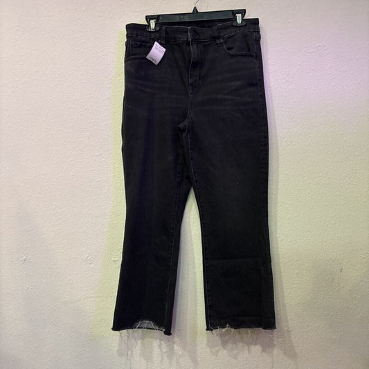 AMERICAN EAGLE,DENIM RAW HEM ANKLE ,BLK ,12