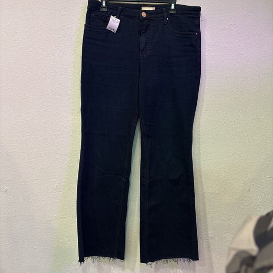KUT,DENIM RAW HEM ANKLE ,DARK BLUE ,12