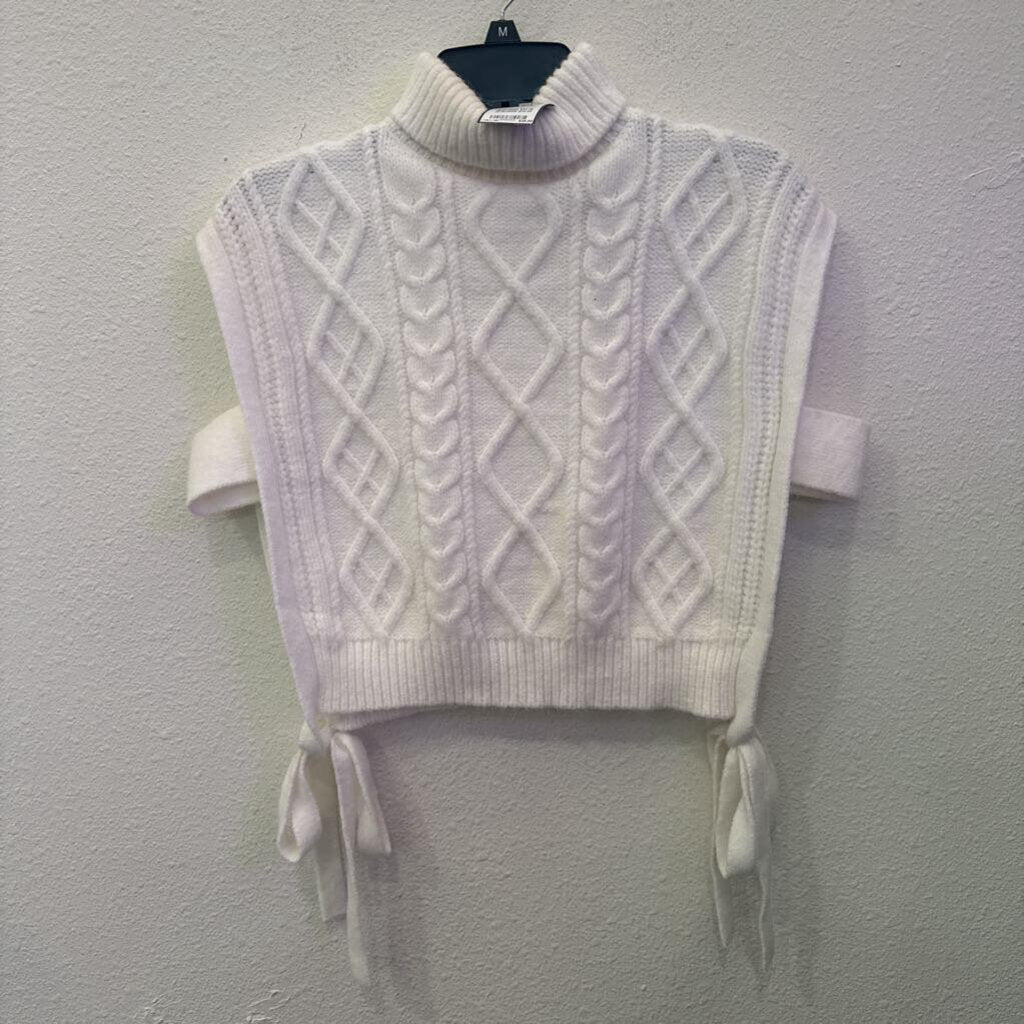 SINCERLY OURS,SWEATER VEST,WHITE,S