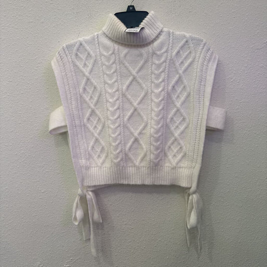 SINCERLY OURS,SWEATER VEST,WHITE,S