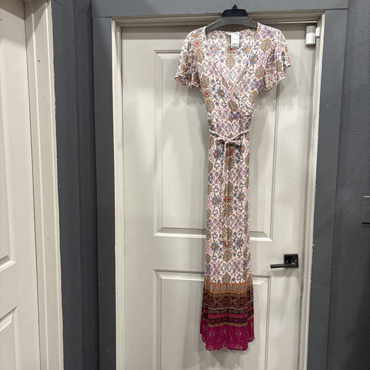 PATRONS OF PEACE,SHORTSLV DRESS,MULTI,S