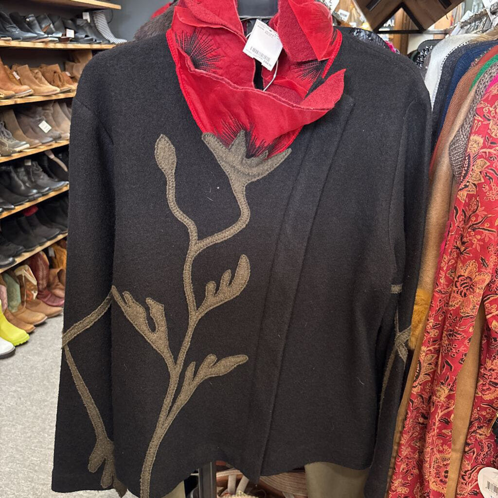 CO VELO,100% JACKET,BLK RED,L