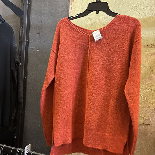 CASLON,LONGSLV TOP,ORANGE,S