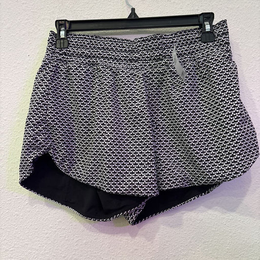 LULULEMON,ACTIVE LULULEMON SHORT REVERSIBLE,BLK/WHT,6
