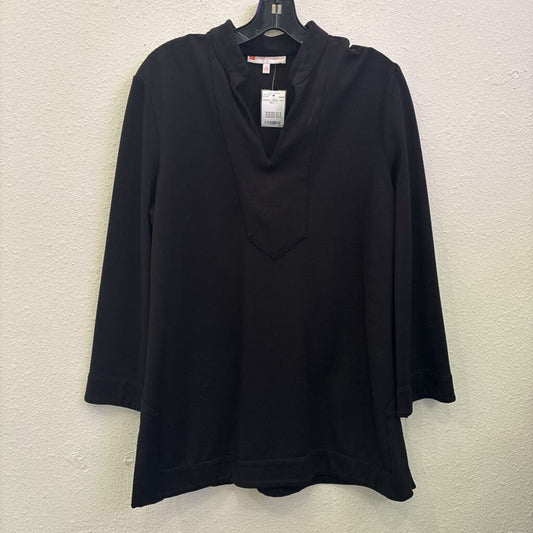 JUE CONNALLY,BASIC TUNIC TOP ,BLK ,L