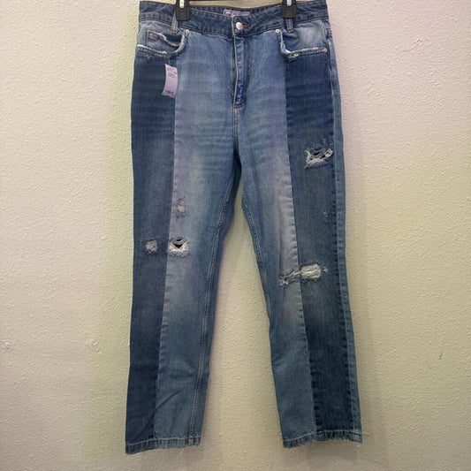 FREE PEOPLE,DENIM TWO TONED,BLUE,29