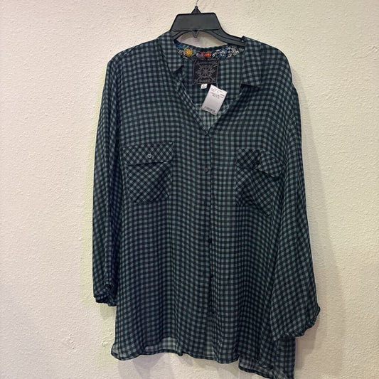 JOHNNY WAS,LONGSLV BU TOP,MULTI,XL