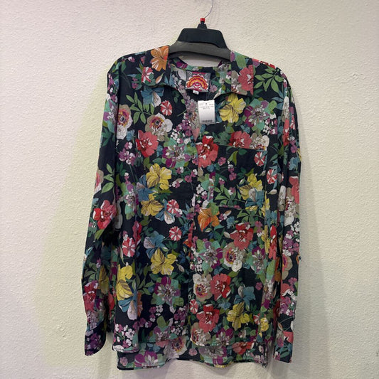 JOHNNY WAS,LONGSLV BU TOP,MULTI,XL