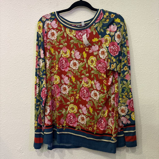 JOHNNY WAS,LONGSLV TOP,MULTI,L