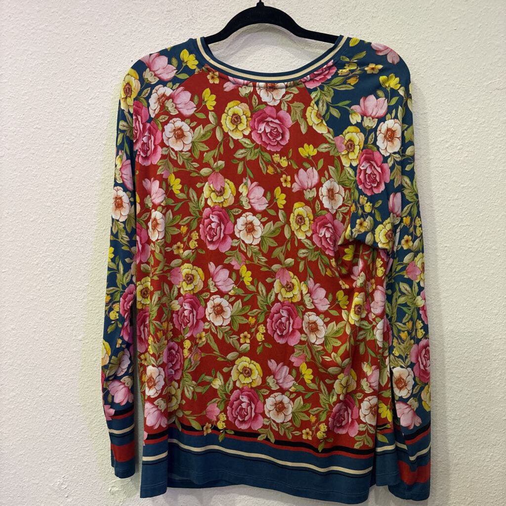 JOHNNY WAS,LONGSLV TOP,MULTI,L