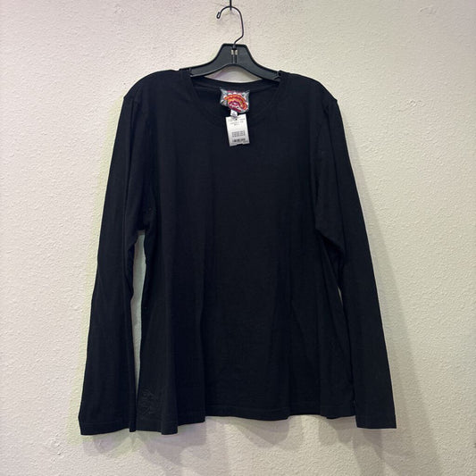JOHNNY WAS,LONGSLV TOP,BLK,L