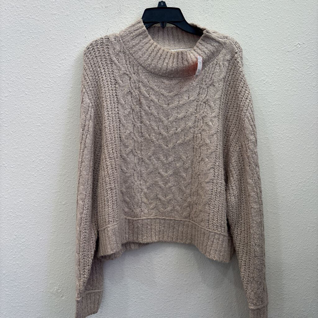 HYFVE HYFVE HYFVE,KNIT SWEATER ,TAN ,M
