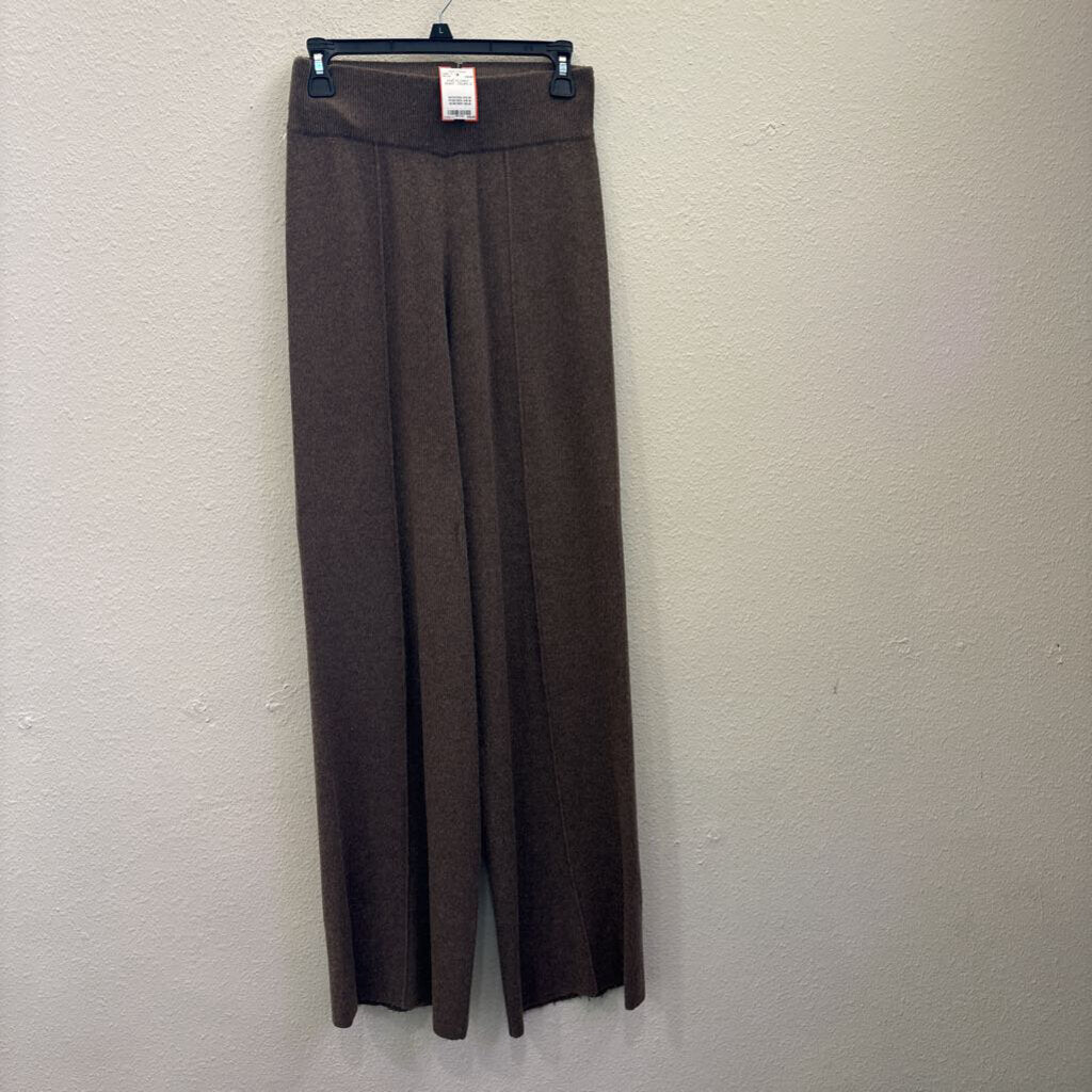 AUTUMN CASHMERE,KNIT FLOWY PANT ,TAUPE,S