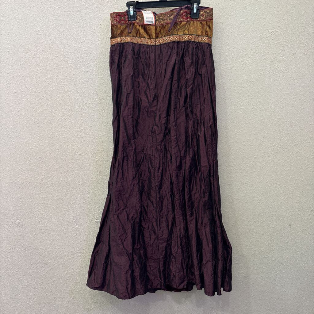 NICOLE MILLER,VINTAGE DRESS ,PUR/GOLD ,8