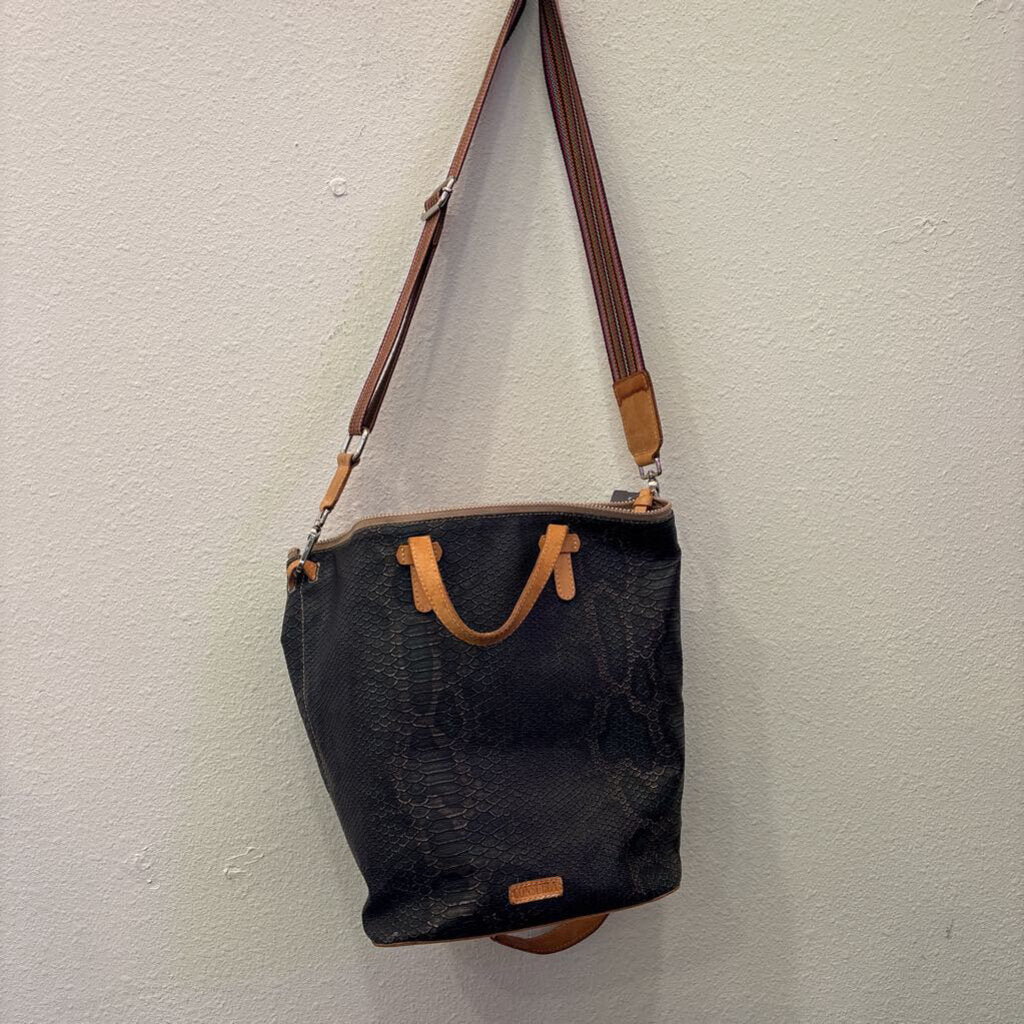 CONSEULA,CONSUELA RATTLER SLING PURSE ,BLUE