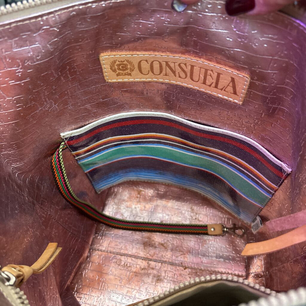 CONSEULA,CONSUELA RATTLER SLING PURSE ,BLUE