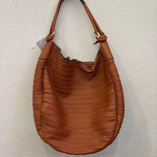 IL DUCA,ITAILIAN LEATHER HOBO PURSE ,BROWN