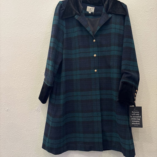TUCKERNUCK,PLAID COAT,BLK GRN BLUE,XXL