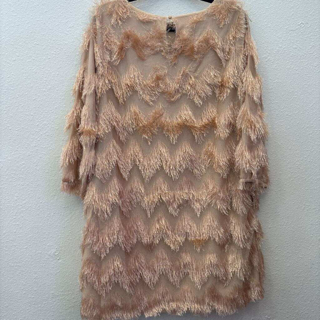 KORI,SHAGGY DRESS,BLUSH,L