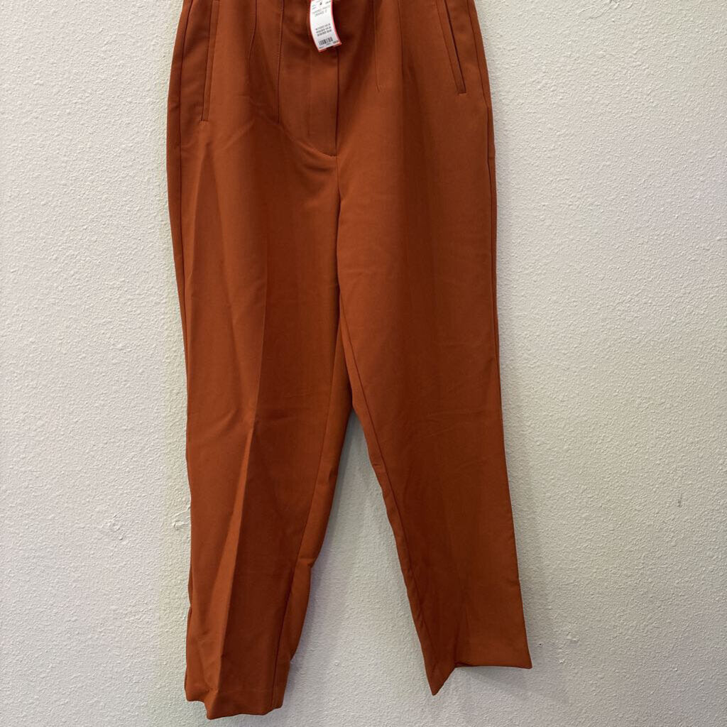 NINE WEST,TAPERED PANTS,ORANGE,12